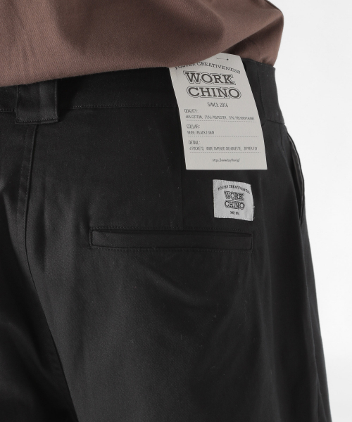 BAYFLOW（ベイフロー）の「TCワイドテーパーパンツ（その他パンツ・メンズ・ブラック/ベージュ/グレー・SMALL/MEDIUM/LARGE）」の5枚目の写真