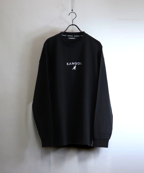 KANGOL（カンゴール）の「KANGOL / カンゴール ビッグロゴロンT（Tシャツ/カットソー・メンズ・ホワイト/ホワイト系その他/ブラック/ブラック系その他/ベージュ/ベージュ系その他/グリーン/グリーン系その他/ワイン/ホワイト系その他2/ブラック系その他2/ベージュ系その他2/グリーン系その他2/レッド系その他2/レッド系その他・M/L）」の5枚目の写真