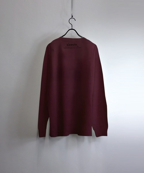 KANGOL（カンゴール）の「KANGOL / カンゴール ビッグロゴロンT（Tシャツ/カットソー・メンズ・ホワイト/ホワイト系その他/ブラック/ブラック系その他/ベージュ/ベージュ系その他/グリーン/グリーン系その他/ワイン/ホワイト系その他2/ブラック系その他2/ベージュ系その他2/グリーン系その他2/レッド系その他2/レッド系その他・M/L）」の21枚目の写真