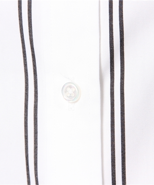 UNITED ARROWS(ユナイテッドアローズ)の「UAW C ストライプ バンドカラー シャツ ◆(シャツ/ブラウス・レディース・ホワイト/ナチュラル/ブラック/ライトブルー・フリー)」の11枚目の写真