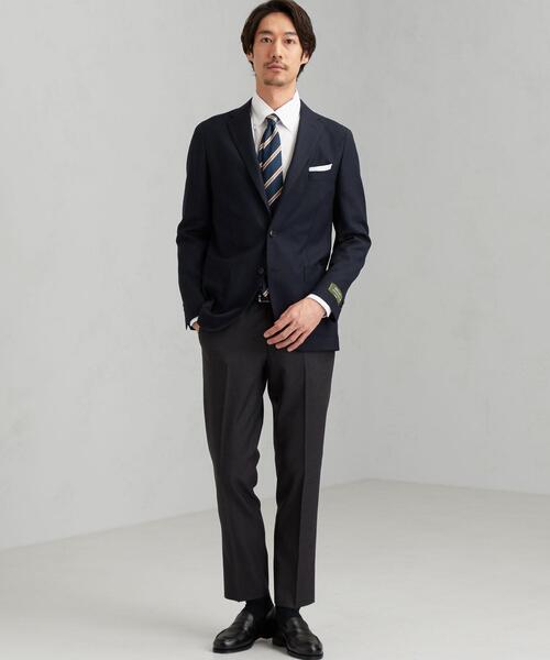 green label relaxing（グリーンレーベルリラクシング）の「[ レダ ] REDA メッシュ 無地 2B RG 2PP- ジャケット（テーラードジャケット・メンズ・ブラウン/ネイビー/ダークグレー・44/46/48/50/42）」の19枚目の写真