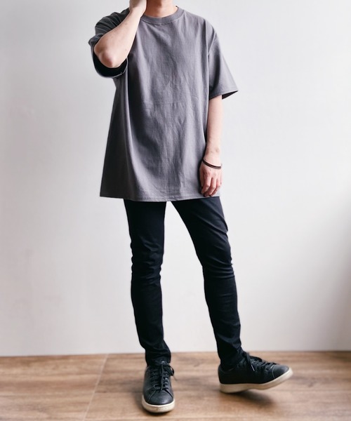 HANES(ヘインズ)の「HANES(ヘインズ) / BEEFY ビーフィー クルーネック 半袖 Tシャツ(Tシャツ/カットソー・メンズ・ホワイト/ブラック/カーキ/スモークグレー/サンドベージュ・M/L/XL)」の11枚目の写真