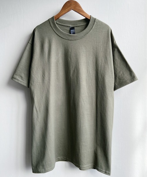 HANES(ヘインズ)の「HANES(ヘインズ) / BEEFY ビーフィー クルーネック 半袖 Tシャツ(Tシャツ/カットソー・メンズ・ホワイト/ブラック/カーキ/スモークグレー/サンドベージュ・M/L/XL)」の21枚目の写真