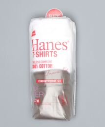 【HANES/ヘインズ】【1枚で着れる厚手T】ヘインズ JAPAN FIT スリーブレス 2枚セット（白・黒）透けない5.3oz ノースリーブ