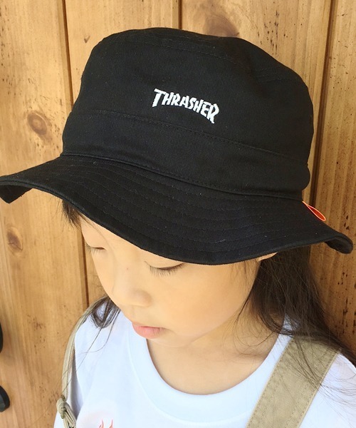 THRASHER（スラッシャー）の「THRASHER/スラッシャー バケットハット（ハット・キッズ・ブラック・FREE）」の9枚目の写真