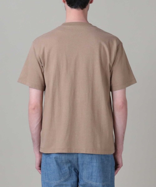 BACK NUMBER（バックナンバー）の「【BACK NUMBER】ヘンプクルーネックＴシャツ（Tシャツ/カットソー・メンズ・ベージュ/ブラウン/キナリ・M/L/XL）」の9枚目の写真