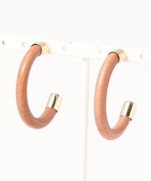 AMERICAN HOLIC | ウッドフープピアス(ピアス（両耳用）)