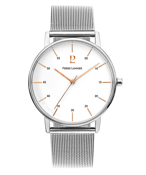 PIERRE LANNIER（ピエール・ラニエ）の「【PIERRELANNIER】シティライン メッシュベルトウォッチ（アナログ腕時計・メンズ・ダークネイビー/ホワイト/ネイビー/ブラック・フリー）」の16枚目の写真