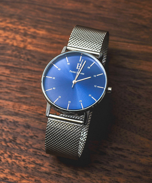 PIERRE LANNIER（ピエール・ラニエ）の「【PIERRELANNIER】シティライン メッシュベルトウォッチ（アナログ腕時計・メンズ・ダークネイビー/ホワイト/ネイビー/ブラック・フリー）」の15枚目の写真
