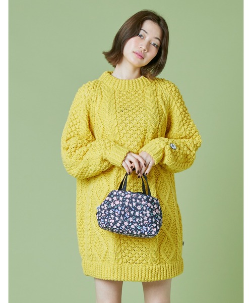 Little sunny bite（リトルサニーバイト）の「Original floral bag（ボストンバッグ・レディース・ピンク/イエロー/ブラック・FREE）」の21枚目の写真