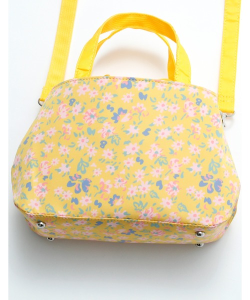 Little sunny bite（リトルサニーバイト）の「Original floral bag（ボストンバッグ・レディース・ピンク/イエロー/ブラック・FREE）」の15枚目の写真