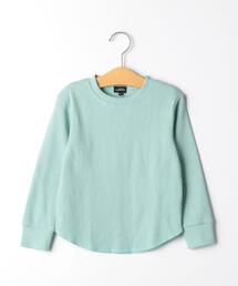 green label relaxing | 【キッズ】〔吸水速乾〕ドライワッフルプルオーバー ロングスリーブ(Tシャツ/カットソー)