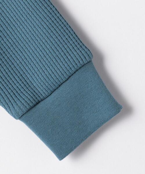 green label relaxing（グリーンレーベルリラクシング）の「【キッズ】〔吸水速乾〕ドライワッフルプルオーバー ロングスリーブ（Tシャツ/カットソー・キッズ・ナチュラル/ダークグレー/コバルトブルー/ライム/ブラック/ケリー/ピンク・105/115/95/135/125）」の10枚目の写真