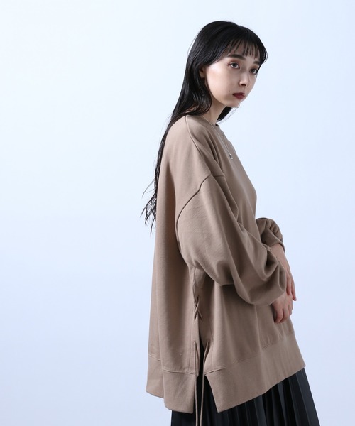 HARE（ハレ）の「レースアップBIGスウェット(HARE)（スウェット