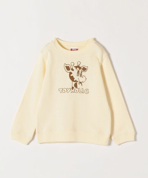 SHIPS any(シップス エニィ)の「KICKIT:TOYHOLIC プリント スウェット《KIDS》(Tシャツ/カットソー・レディース・ホワイト/グレー/イエロー・1/2/0)」の1枚目の写真