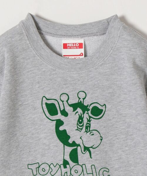 SHIPS any(シップス エニィ)の「KICKIT:TOYHOLIC プリント スウェット《KIDS》(Tシャツ/カットソー・レディース・ホワイト/グレー/イエロー・1/2/0)」の5枚目の写真