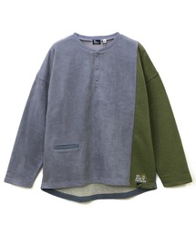 go slow caravan（ゴースローキャラバン）の「スウェード裏毛xメランジ裏毛ヘンリー（Tシャツ/カットソー・レディース）」