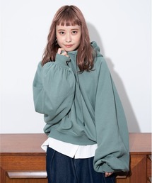 MERLOT | ボリューム袖裏起毛パーカー(パーカー)