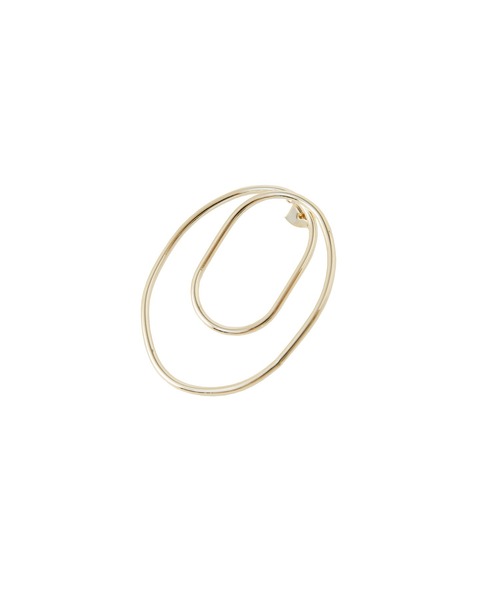 MIELI INVARIANT（ミエリインヴァリアント）の「Double Loop Pierce（ピアス（両耳用）・レディース・シルバー/ゴールド・FREE）」の3枚目の写真