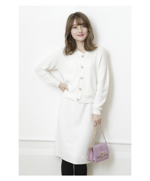 セール ブランド古着 ニットスカート スカート Apuweiser Riche アプワイザーリッシェ のファッション通販 Zozoused