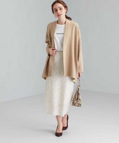 green label relaxing ベージュカーディガン green label relaxing（グリーンレーベルリラクシング）の
