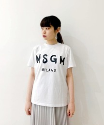 MSGM | MSGM（エムエスジーエム）ジェルロゴTシャツ(Tシャツ/カットソー)