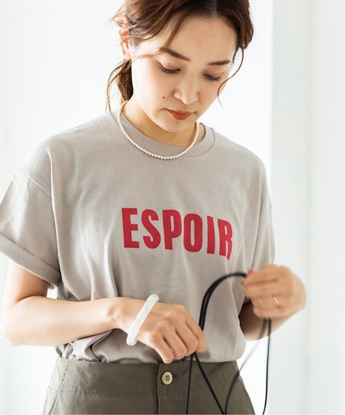 IENA - 専用　◆ IENA ESPOIR Tシャツ◆ IENA（イエナ）の「ESPOIR Tシャツ◇（Tシャツ/カットソー