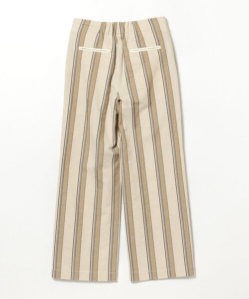 BEAMS LIGHTS(ビームスライツ)の「BEAMS LIGHTS / ストライプ タック ワイドパンツ(その他パンツ・レディース・サックスブルー/ベージュ・36/38)」の21枚目の写真