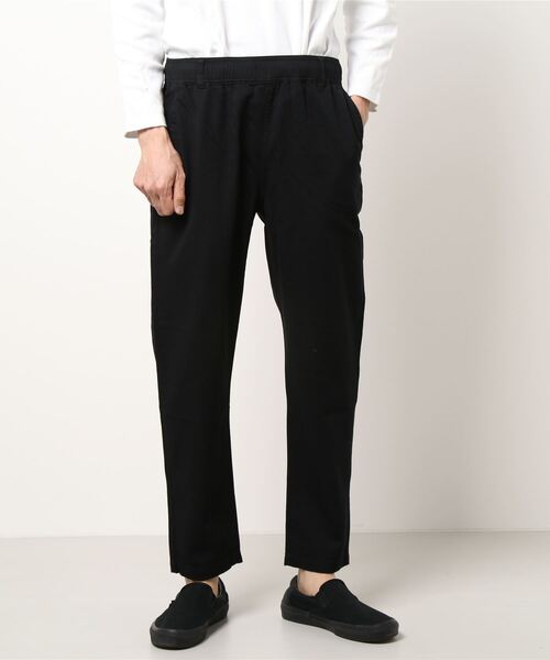 SIDEWAY STANCE（サイドウェイスタンス）の「【SIDEWAY STANCE】ピスネーム テーパード シェフパンツ（チノパンツ・メンズ・ブラック/ベージュ/オフホワイト/インディゴブルー・MEDIUM/LARGE）」の6枚目の写真