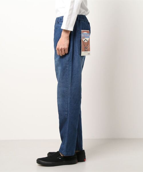 SIDEWAY STANCE（サイドウェイスタンス）の「【SIDEWAY STANCE】ピスネーム テーパード シェフパンツ（チノパンツ・メンズ・ブラック/ベージュ/オフホワイト/インディゴブルー・MEDIUM/LARGE）」の13枚目の写真