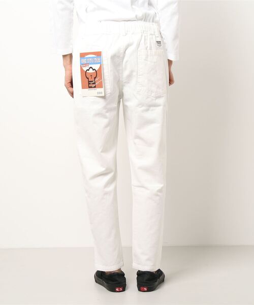 SIDEWAY STANCE（サイドウェイスタンス）の「【SIDEWAY STANCE】ピスネーム テーパード シェフパンツ（チノパンツ・メンズ・ブラック/ベージュ/オフホワイト/インディゴブルー・MEDIUM/LARGE）」の9枚目の写真