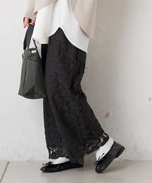 PUAL CE CIN | 花レースパンツ(その他パンツ)