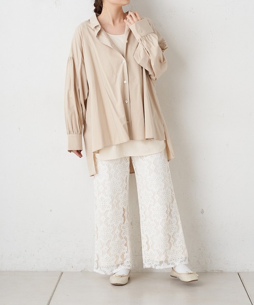 PUAL CE CIN（ピュアルセシン）の「花レースパンツ（その他パンツ・レディース・オフホワイト/チャコール・FREE）」の16枚目の写真