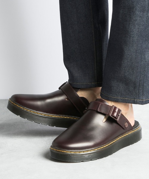 Dr. Martens（ドクターマーチン）の「Dr.Martens ドクターマーチン / Carlson カールソン 2WAYレザーストラップサンダル サボ（サンダル・メンズ・ブラック/ワインレッド・22cm/23cm/26cm/27cm/28cm）」の4枚目の写真