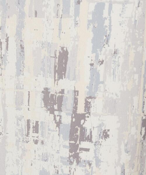 closet story（クローゼットストーリー）の「＜closet story＞□パステル ブラシプリント フレアスカート -手洗い可能-（スカート・レディース・ライトグレー/イエロー・FREE）」の7枚目の写真