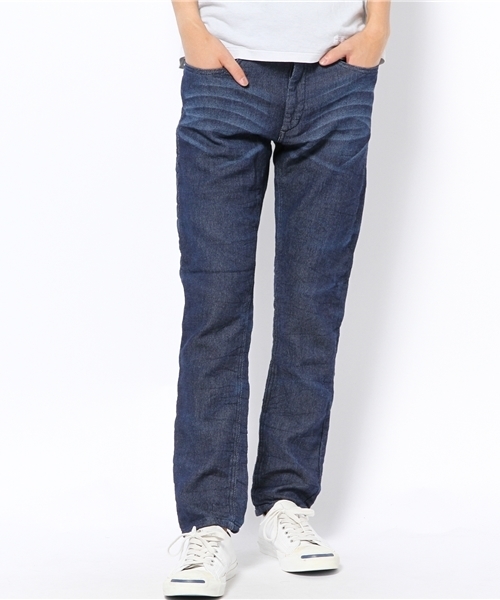 VENCEEXCHANGE(ヴァンスエクスチェンジ)の「カットデニムパンツ(デニムパンツ・メンズ・ブルー/ブルー系その他・SMALL/LARGE/MEDIUM)」の2枚目の写真