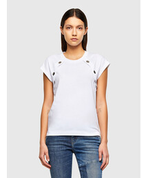 DIESEL | レディース トップス ン フレンチスリーブ クルーネック(Tシャツ/カットソー)