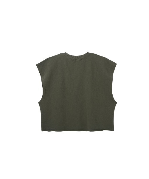 13MONTH（サーティーンマンス）の「【13month】13M SLEEVELESS TOP（Tシャツ/カットソー・レディース・ホワイト/カーキ・M/L）」の8枚目の写真