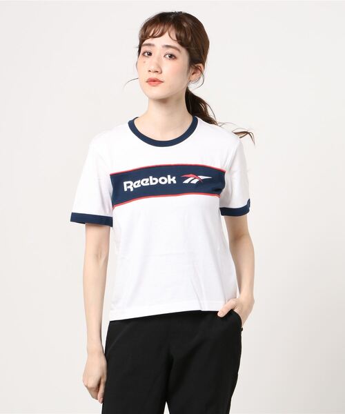 Reebok(リーボック)の「クラシックス リニア Tシャツ / Classics Linear Tee(Tシャツ/カットソー・レディース・ホワイト/ブラック・SMALL/MEDIUM/LARGE/X-LARGE)」の10枚目の写真