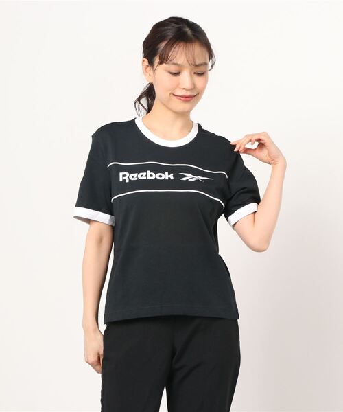 Reebok(リーボック)の「クラシックス リニア Tシャツ / Classics Linear Tee(Tシャツ/カットソー・レディース・ホワイト/ブラック・SMALL/MEDIUM/LARGE/X-LARGE)」の11枚目の写真