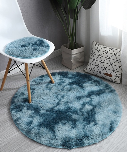 aimoha（アイモハ）の「シンプル起毛フサフササークルマット（ラグ/マット・メンズ・モカ/グレー/ピンク/キャメル/パープル/ベージュ/ブルー/レッド/オフホワイト/ライトグレー/ネイビー/ダークグレー・FREE）」の7枚目の写真