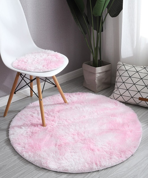 【セール】シンプル起毛フサフササークルマット（ラグ/マット）｜aimoha（アイモハ）のファッション通販 ZOZOTOWN