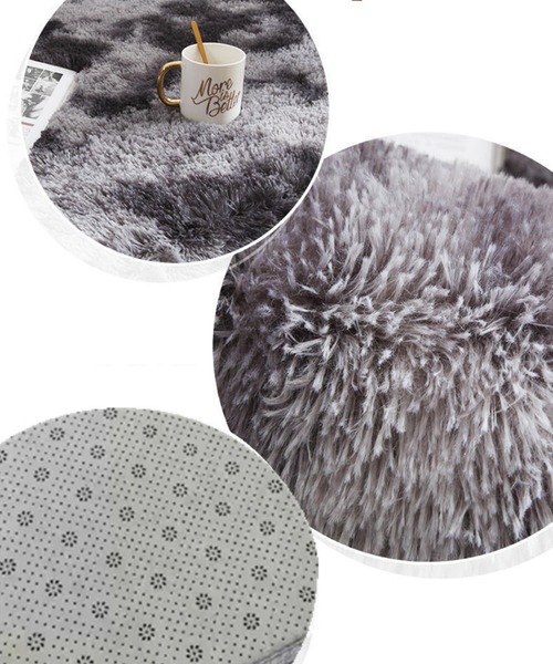 aimoha（アイモハ）の「シンプル起毛フサフササークルマット（ラグ/マット・メンズ・モカ/グレー/ピンク/キャメル/パープル/ベージュ/ブルー/レッド/オフホワイト/ライトグレー/ネイビー/ダークグレー・FREE）」の22枚目の写真