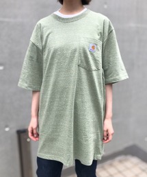 【carhartt】カーハート Workwear 1/2-Sleeve T-Shirts ビッグシルエット ポケット半袖 ロゴ Tシャツ トップス K87