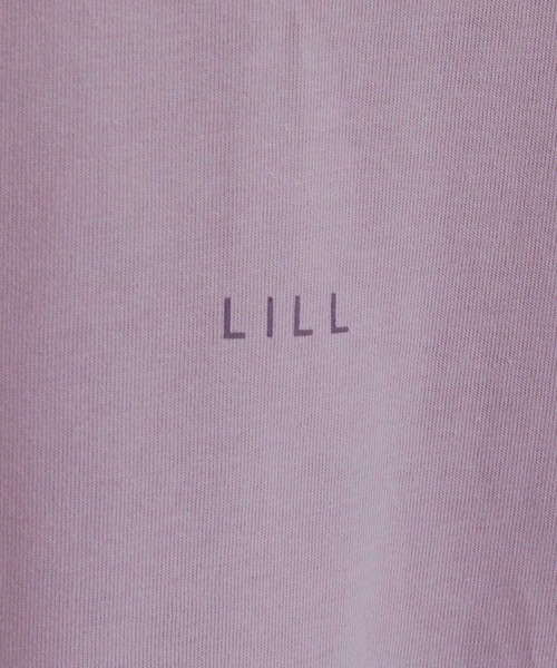 LILL(リル)の「ペールトーンサマーモックネックビッグシルエットロゴTシャツ(Tシャツ/カットソー・メンズ・ホワイト/ライトブルー/ブラック/パープル/ネイビー/グレー系/ブラウン系・S/M/L/XL/XS)」の18枚目の写真
