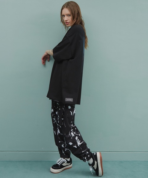 AIVER　ノイズフォトシルケットS/SビッグTEE プリントT アンブロ　ポロ AIVER（アイバー）の「AIVER ノイズフォトシルケットS/Sビッグ