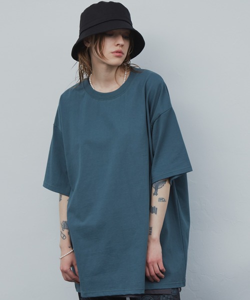 AIVER　ノイズフォトシルケットS/SビッグTEE プリントT アンブロ　ポロ AIVER ノイズフォトシルケットS/SビッグTEE プリントT アンブロ