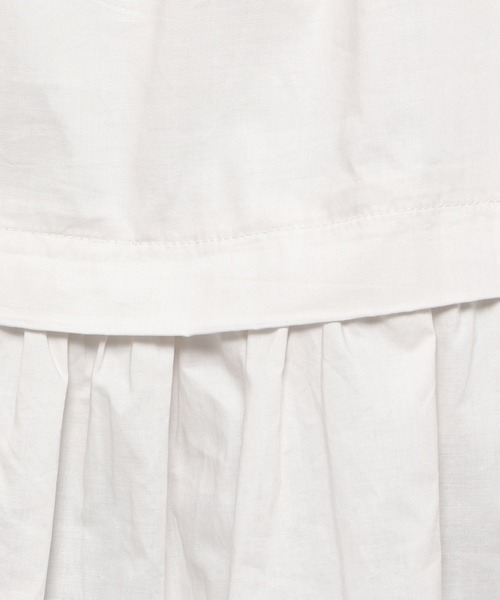 GLOBAL WORK（グローバルワーク）の「コットン／バックキリカエブラウス/939881（シャツ/ブラウス・レディース・ライトグレー/ホワイト/ダークグレー/ライトピンク・FREE）」の7枚目の写真