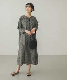 かぐれ | 小花柄パイピングワンピース(ワンピース)