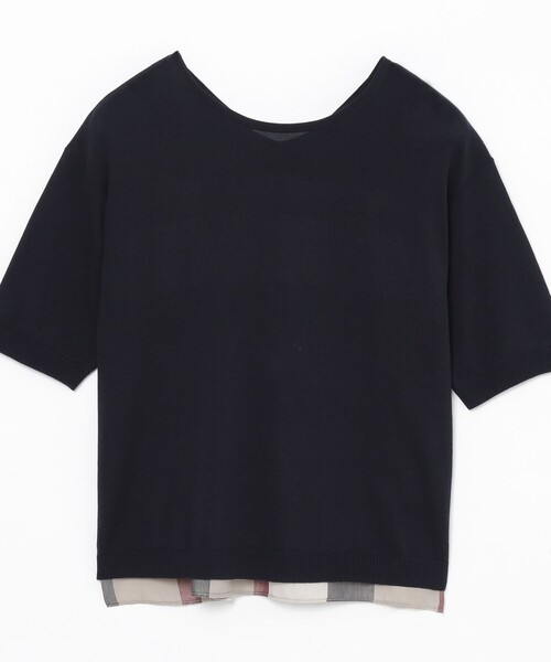 BLUE LABEL CRESTBRIDGE バックディテールニット BLUE LABEL CRESTBRIDGE（ブルーレーベルクレストブリッジ）の
